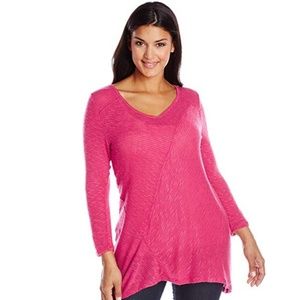 DKNY Jean's Pink v-neck shirt